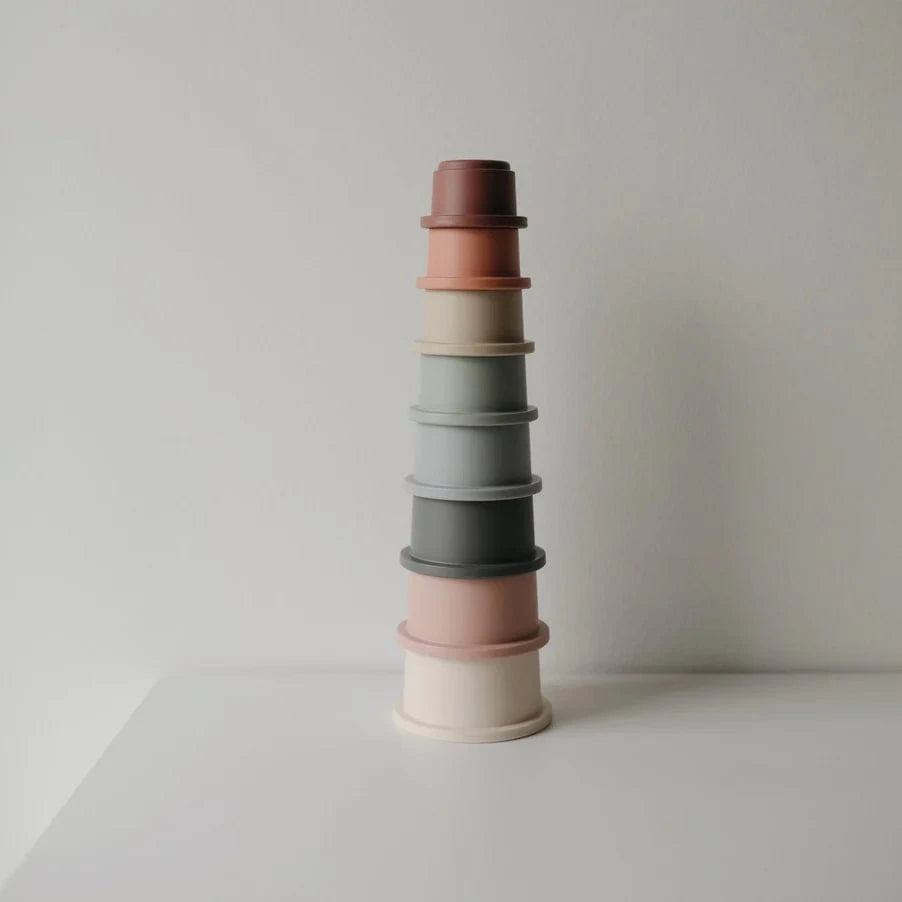 Original Mushie stacking cups