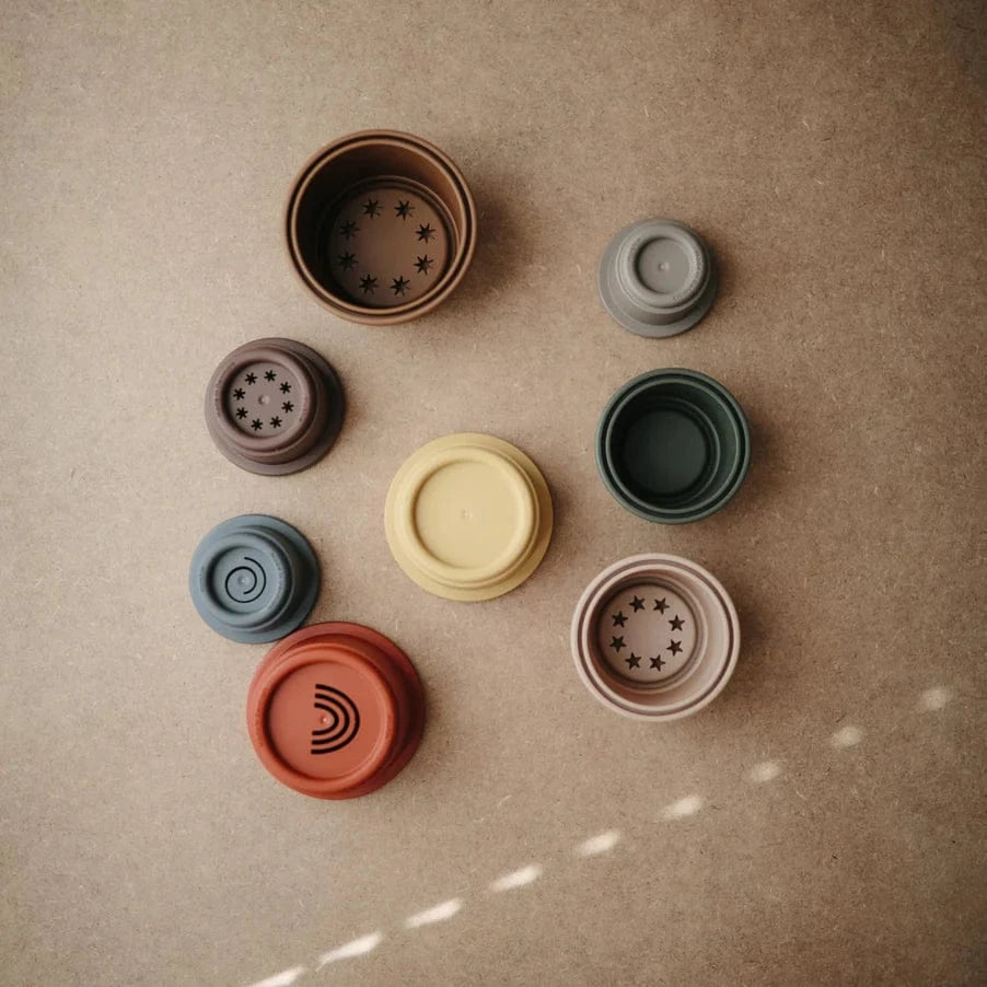 Original Mushie stacking cups