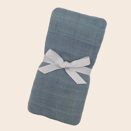 Muslin 'go-to' cloth - Slate Blue