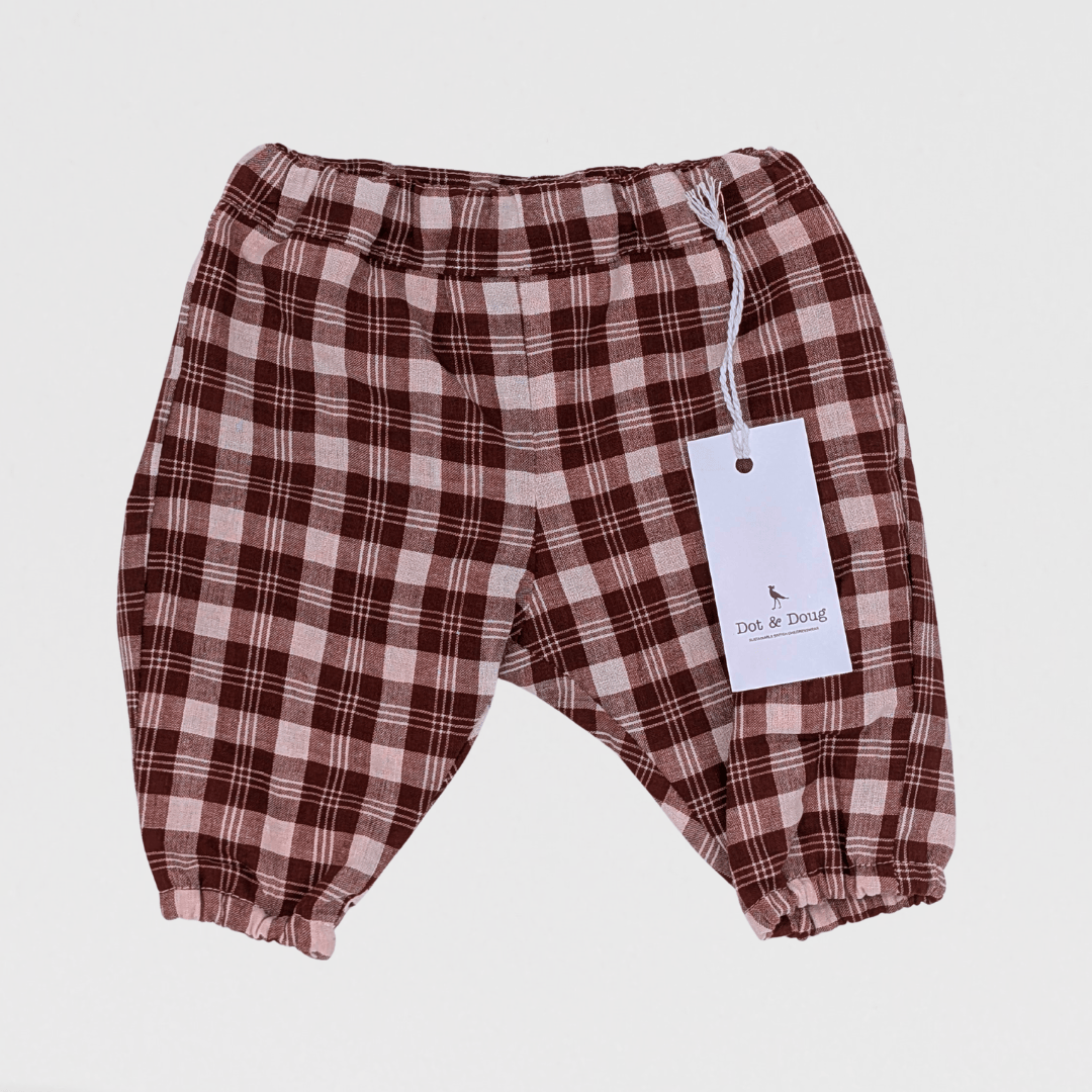 Oliver Tartan Trouser | Red/White