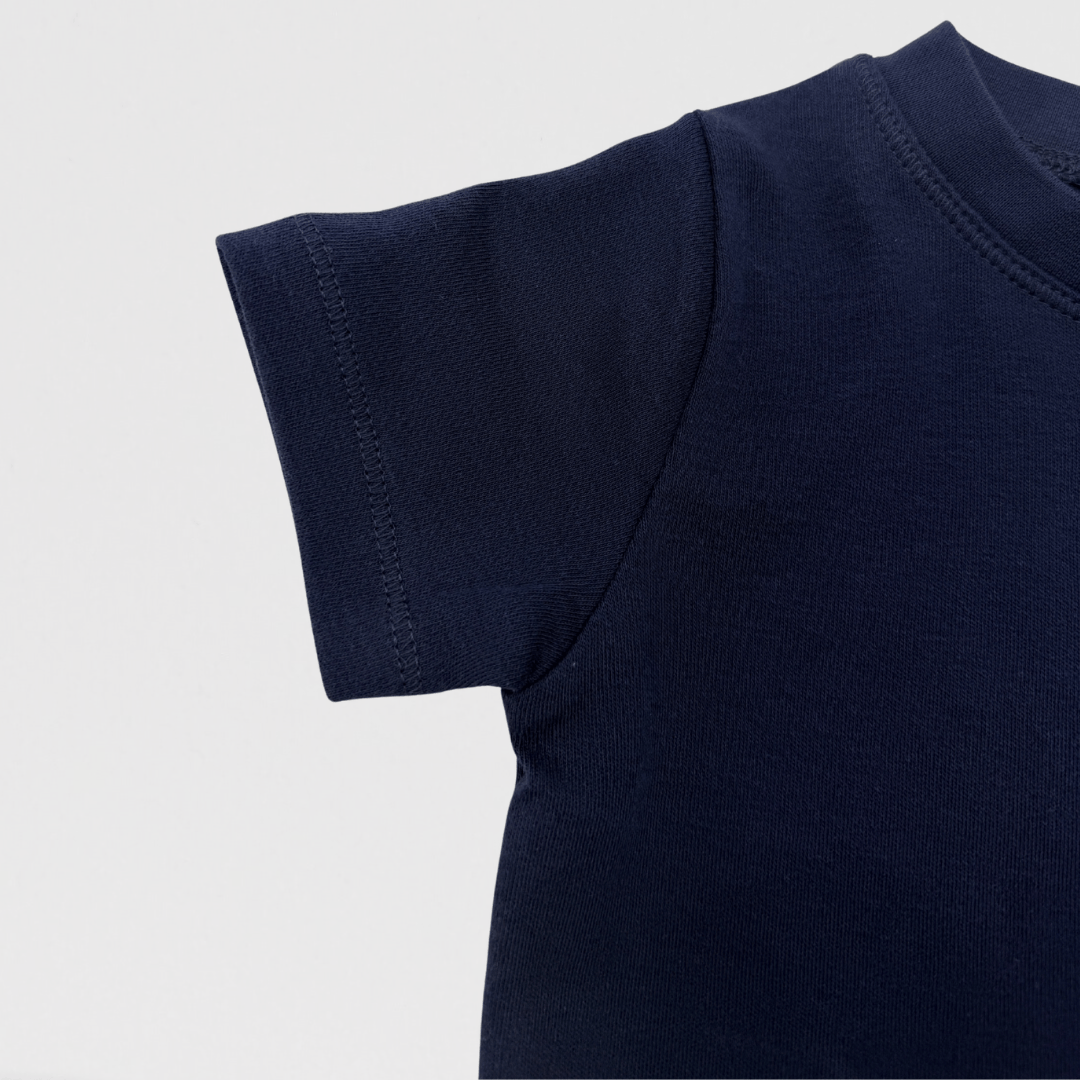 Otis Casual Crab Top | Navy/Red