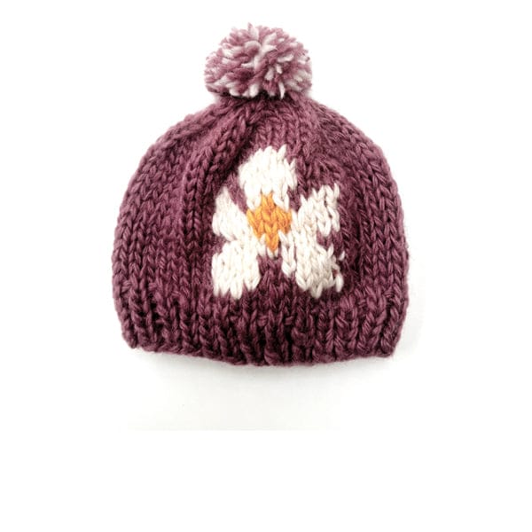 Pebblechild | Knitted Flower hat | 0-12m