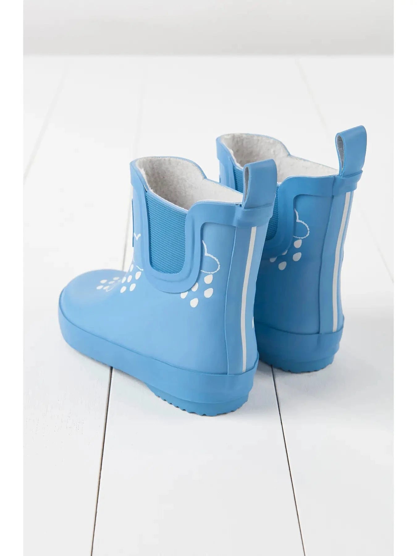 PRE-ORDER Cornflower Blue Short Colour-Changing Kids Wellies