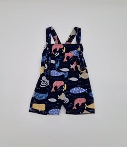 SEA LIFE SHORTIE DUNGAREES