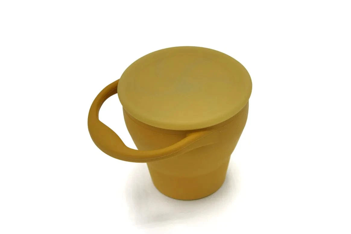 Mustard Silicone Snack Cup
