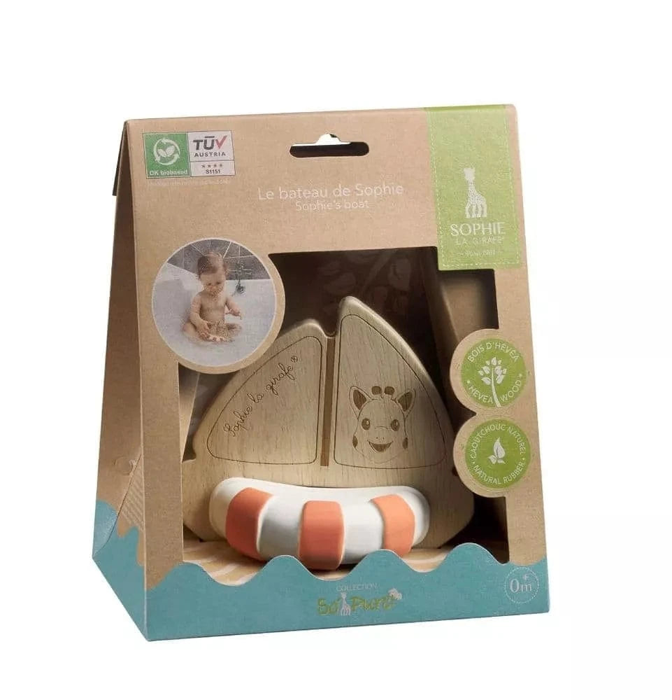 So Pure Sophie la girafe Rubberwood Boat