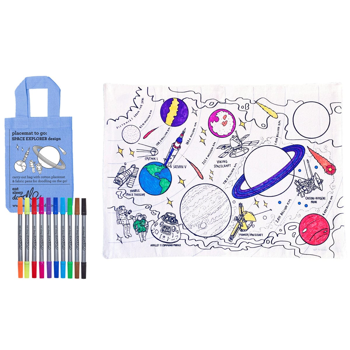 Clearance Space Colour in Tablecloth