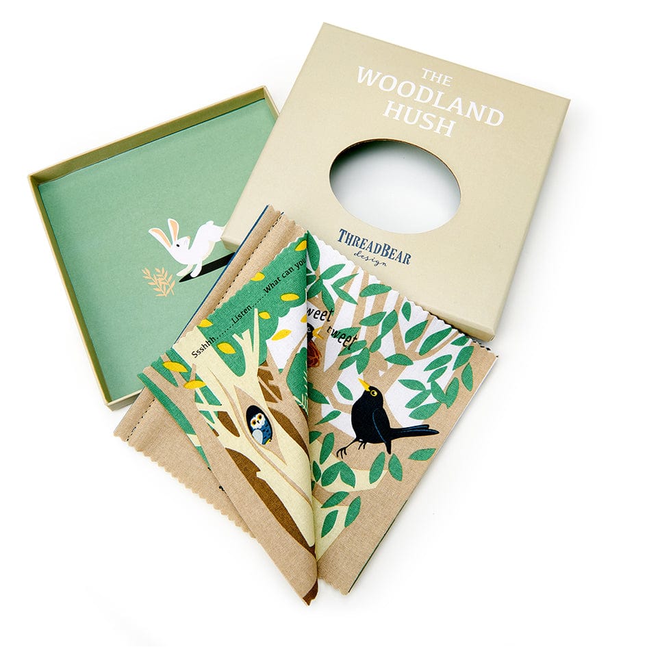 The woodland hush rag book