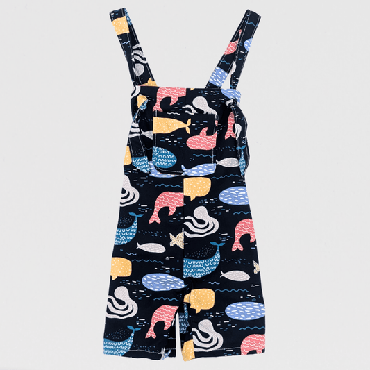 Under the sea Dungaree | Navy/Multi