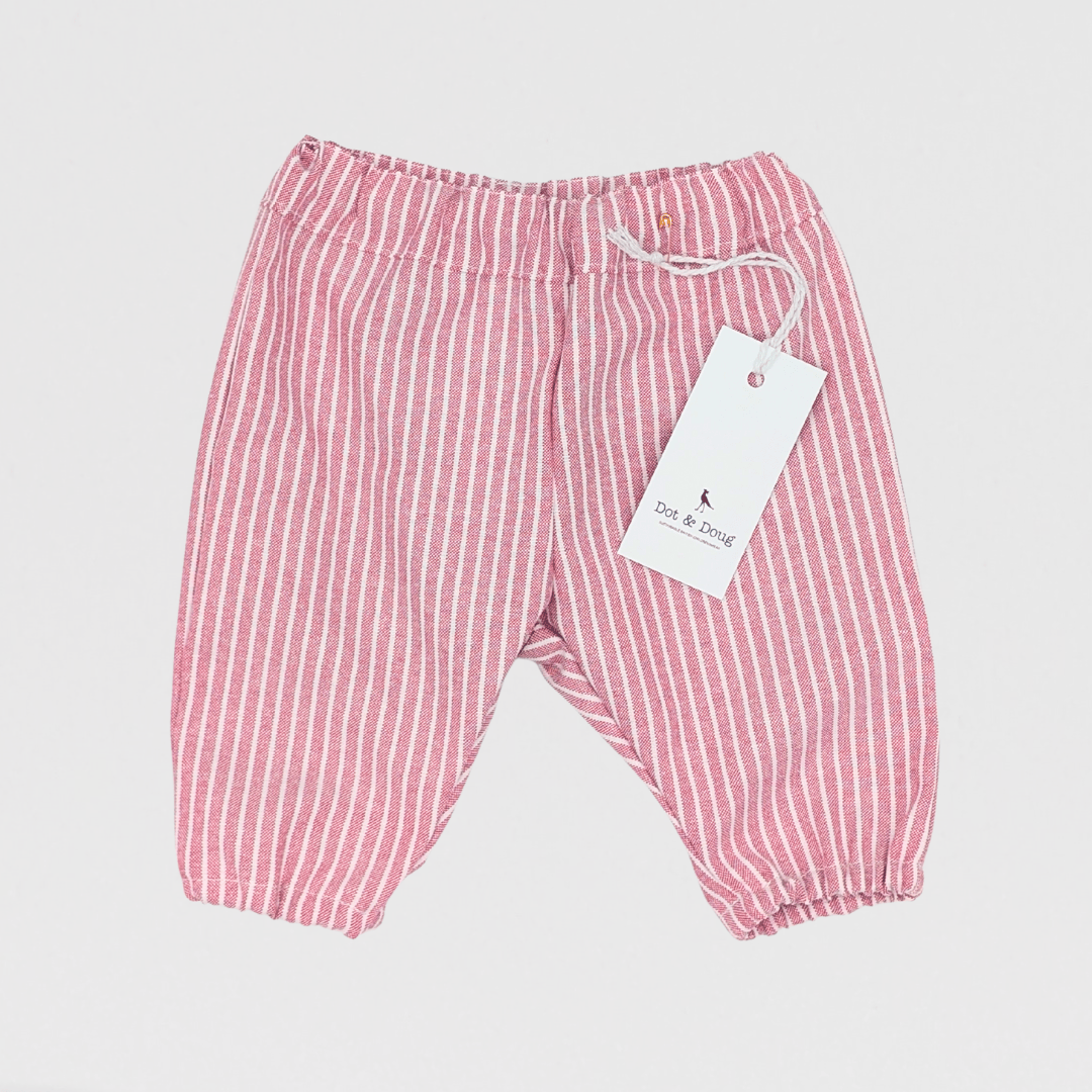 Winnie Striped Trousers | Pink