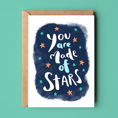 Clearance You are made of stars Card
